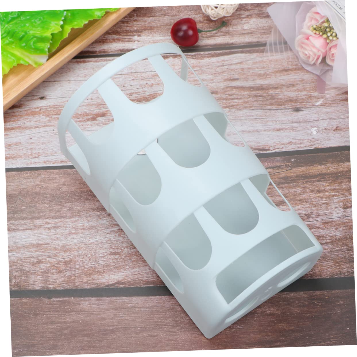 VANZACK 3piezas Comedero De Plástico para Conejos y Aves Base Fija Alimentador Práctico para Roedores y Chinchillas Color Aleatorio