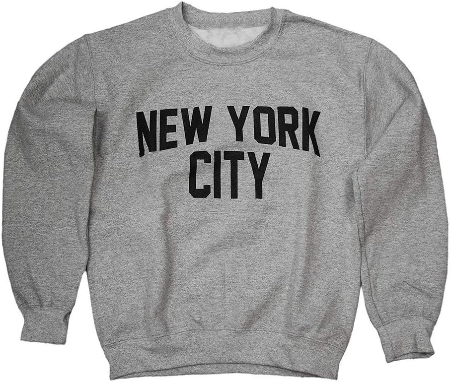 New York City Sweatshirt Screenprinted Adult NYC Lennon Shirt