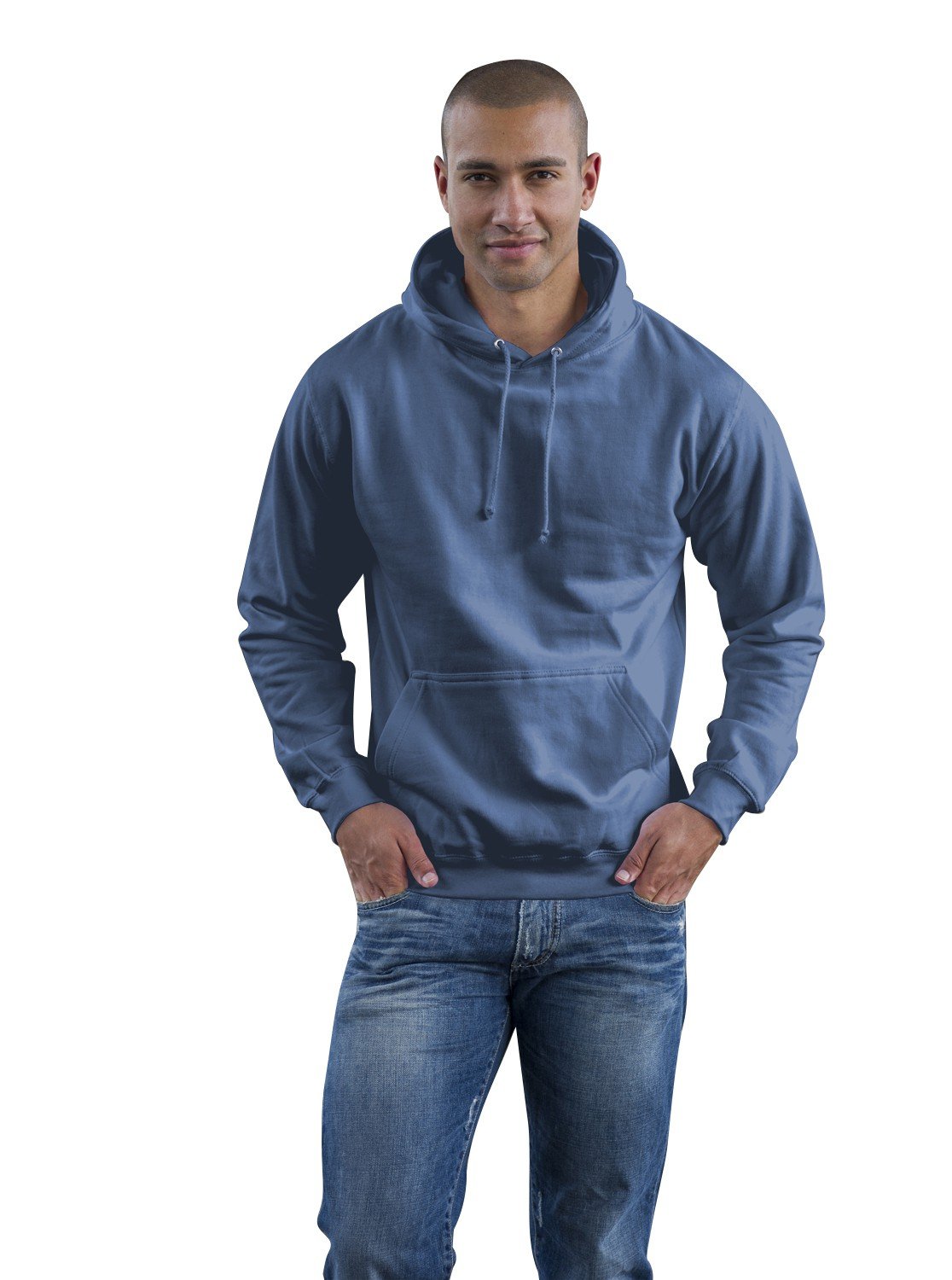 Awdis Just Hoods Men's Blue - Cornflower Blue Jh001 College Hoody - Blue - XX-Large