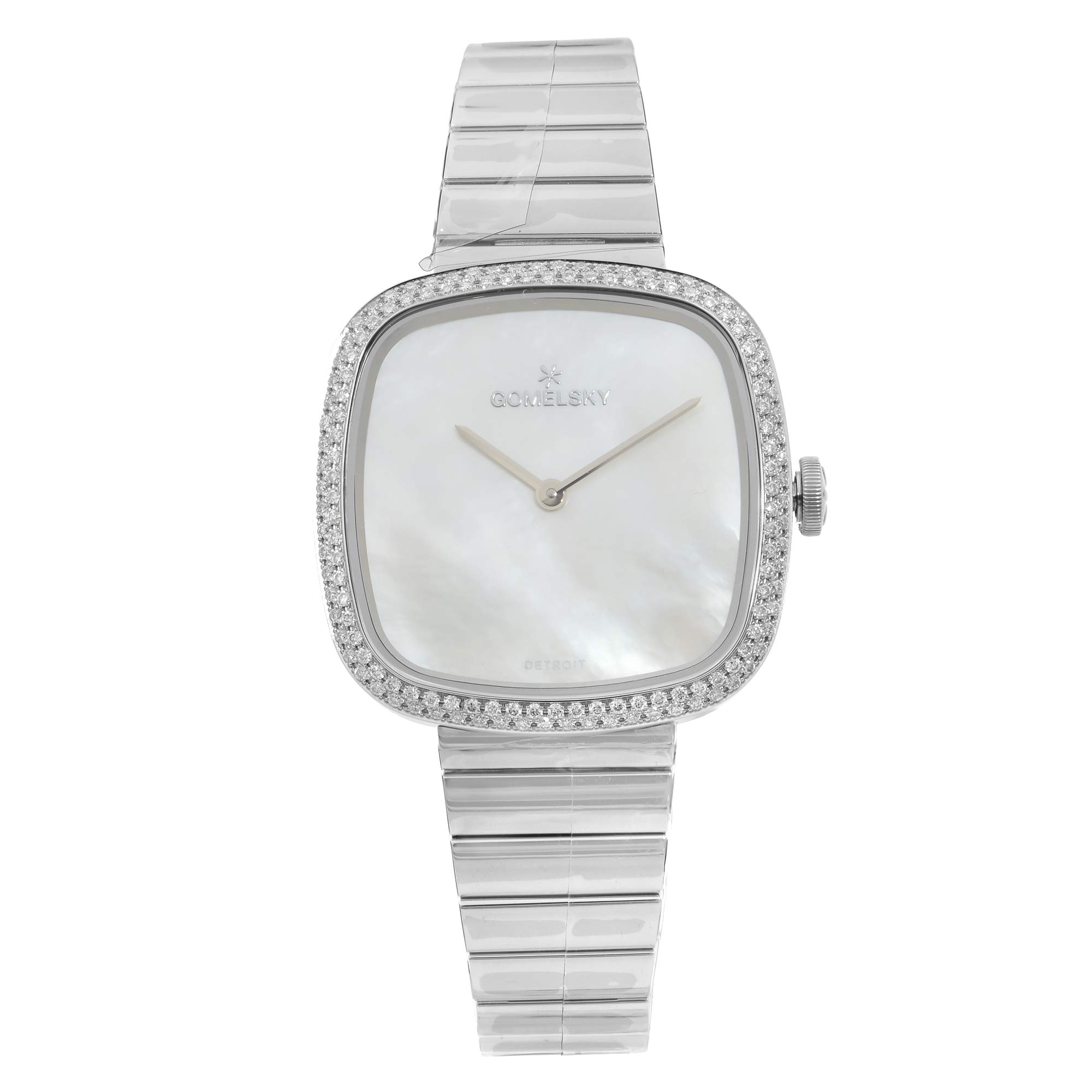 Eppie Sneed Stainless Steel Diamond MOP Dial Ladies Watch G0120095028