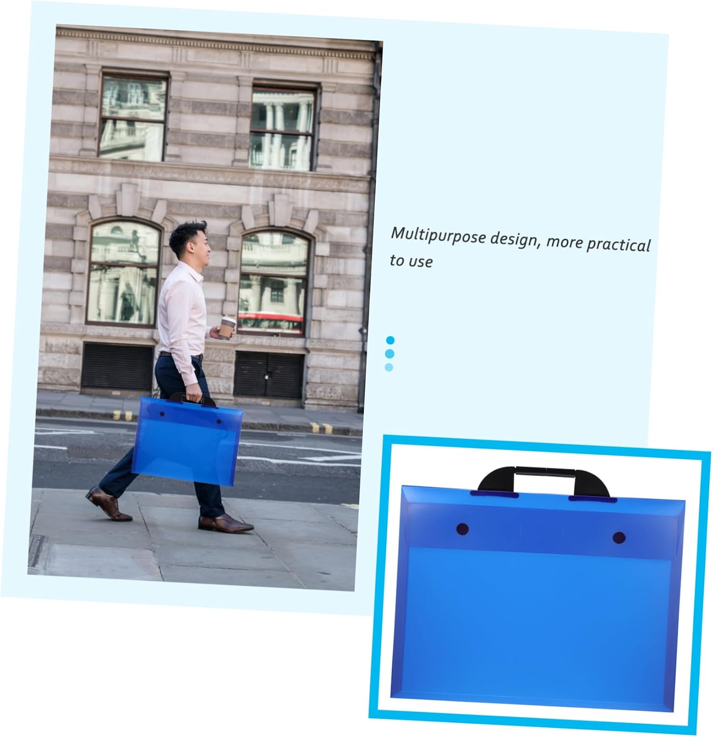 Art Portfolio Tote Bag for Boys and Girls Drawing Storage Bag Portable Artworks Portfolio
