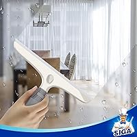 Vista 5 de MR.SIGA Escobilla de silicona multiusos para ventana, vidrio, puerta de ducha, parabrisas de automóvil, limpiador de ventanas resistente, incluye