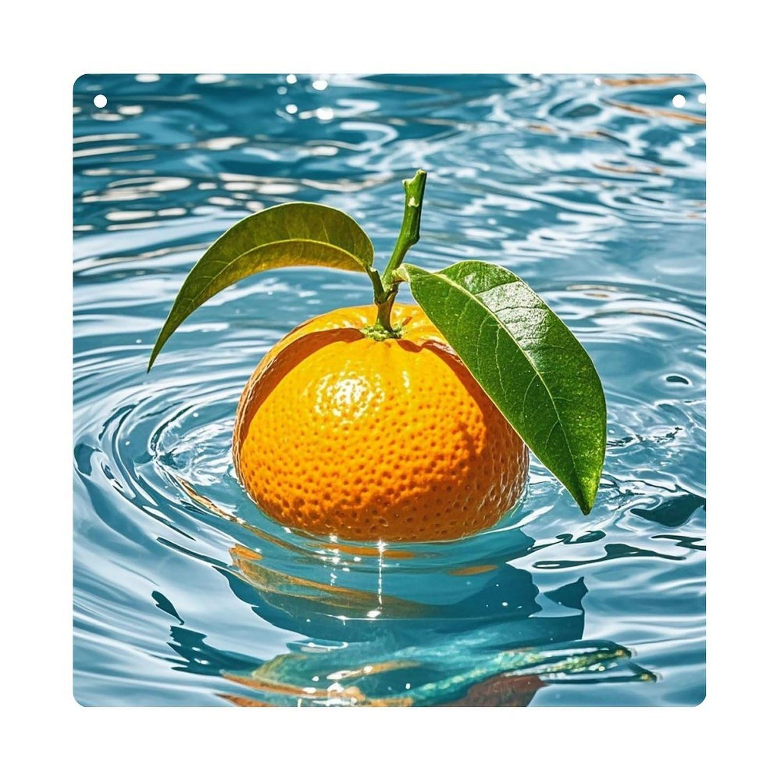 Swimming Orange (2) Hanging Ornament Wall Decor Pendant