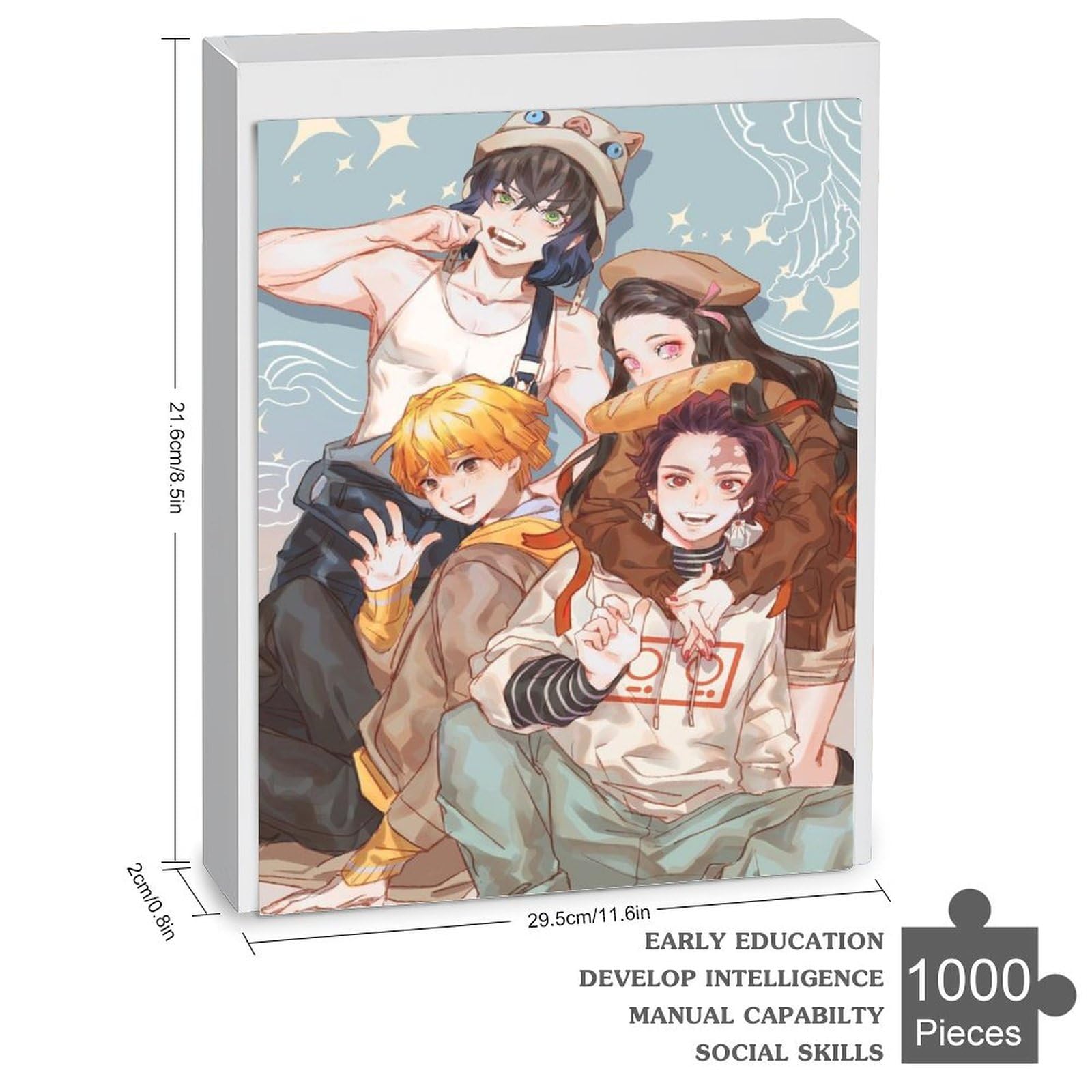 Amazon.co.jp: 鬼滅の刃 ジグソーパズル 1000 PCS GM736-竈門炭