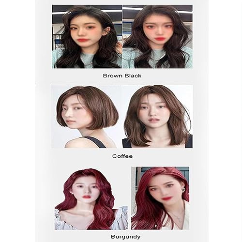 Miniatura 8 de Champú de tinte para el cabello con burbujas vegetales, extracto de planta puro para cabello gris, tinte de burbujas de color para el hogar, fácil