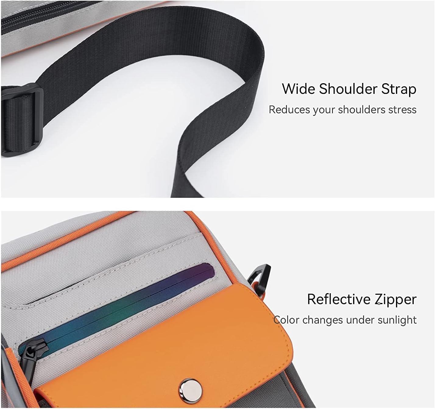 GeekShare Multifunctional Switch/OLED Travel Carrying Case-Color Contrast Vintage Messenger Bag Compatible with Switch-Portable Storage Bag