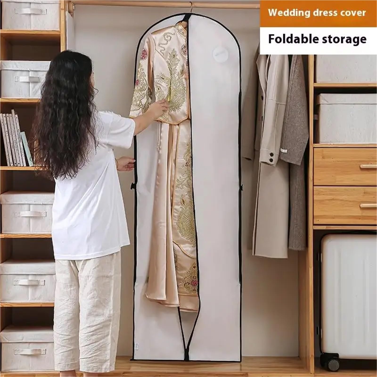 Portatrajes for vestido de novia PEVA 5 piezas