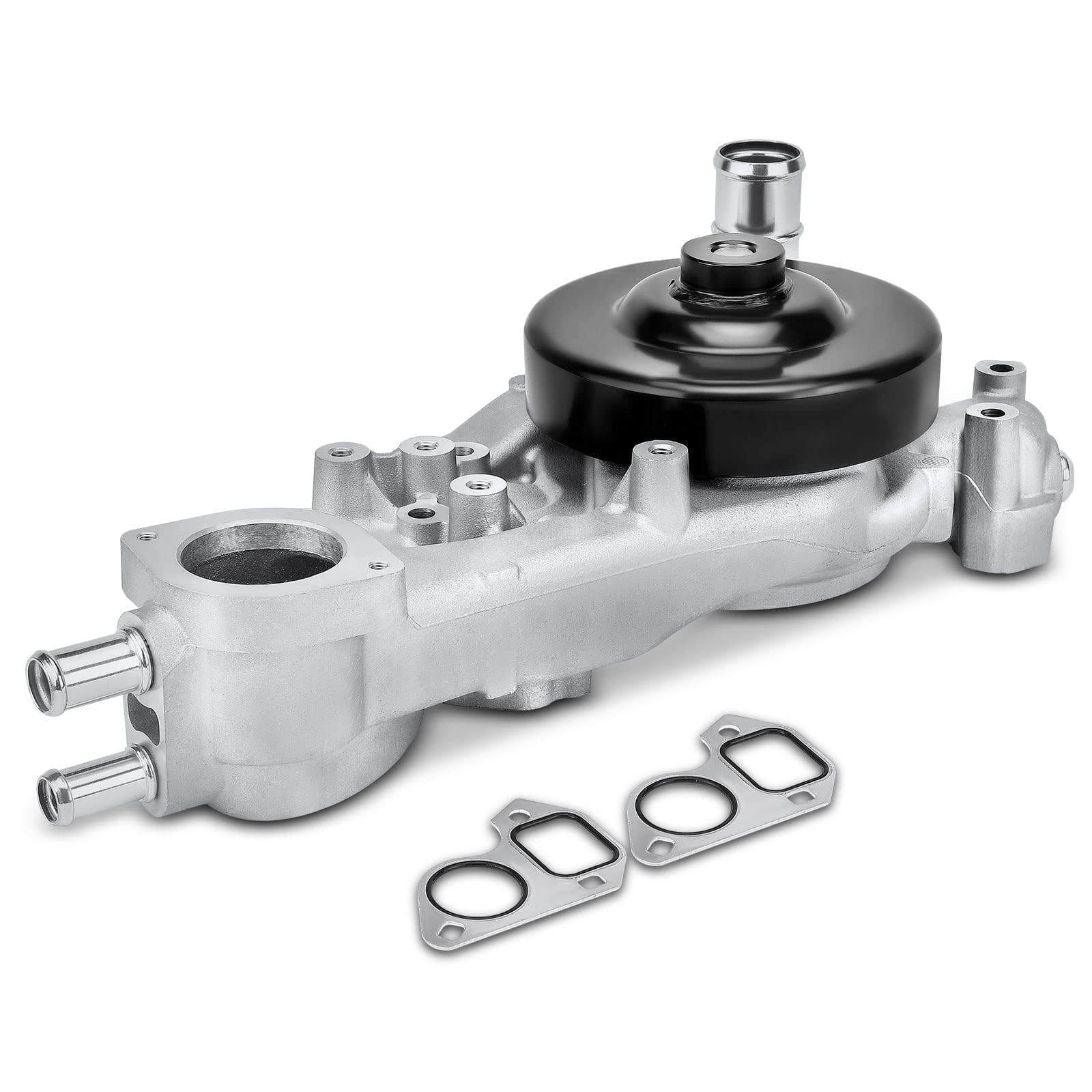 A-Premium Engine Water Pump with Gasket & Pulley Compatible with Chevrolet Camaro 2012-2015 Caprice 2011-2017 Corvette SS & Cadillac CTS & Pontiac G8