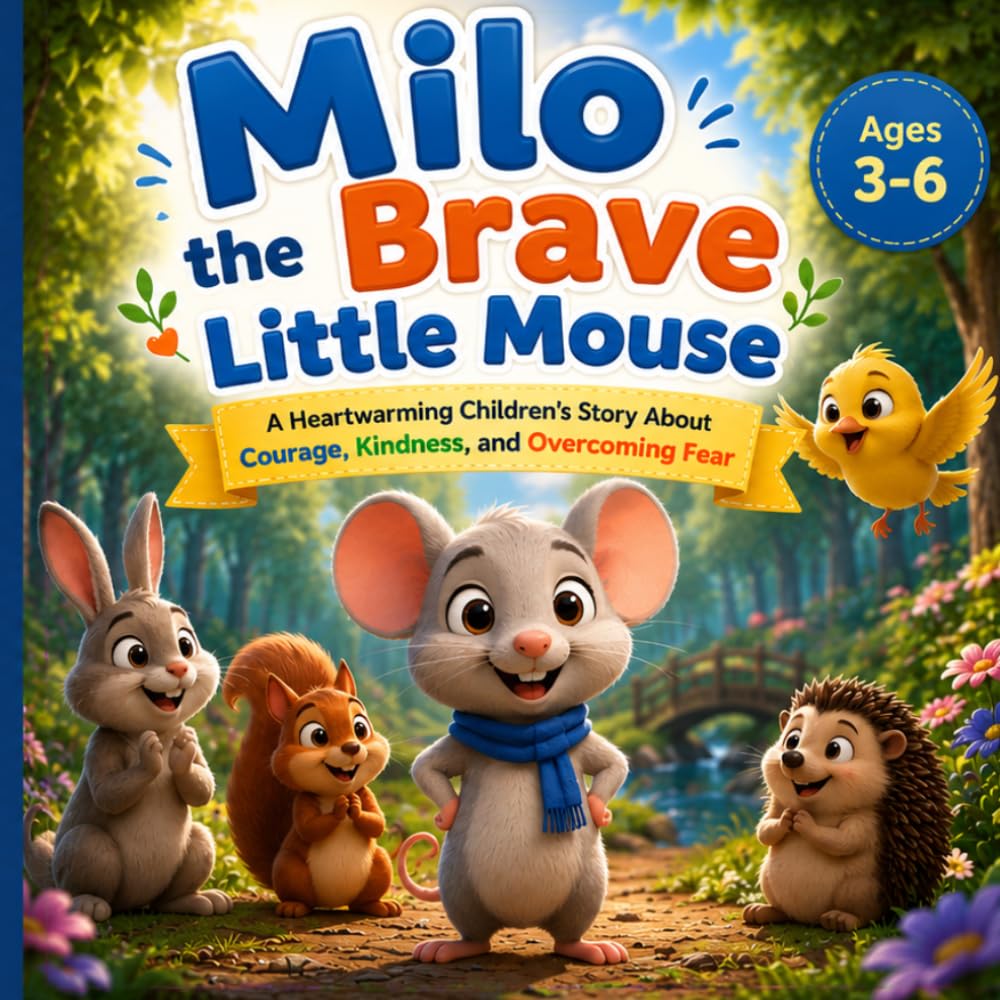 Milo the Brave Little Mouse: A Story of Courage and Kindness