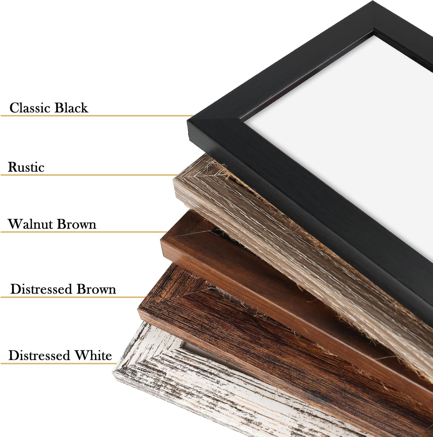 QUTREY 4x6 Picture Frames Collage Black, 3 Openings 4 x 6 Vertical Hanging Photo Frames Display 4 by 6 inch Pictures for Wall Decor - Image 8