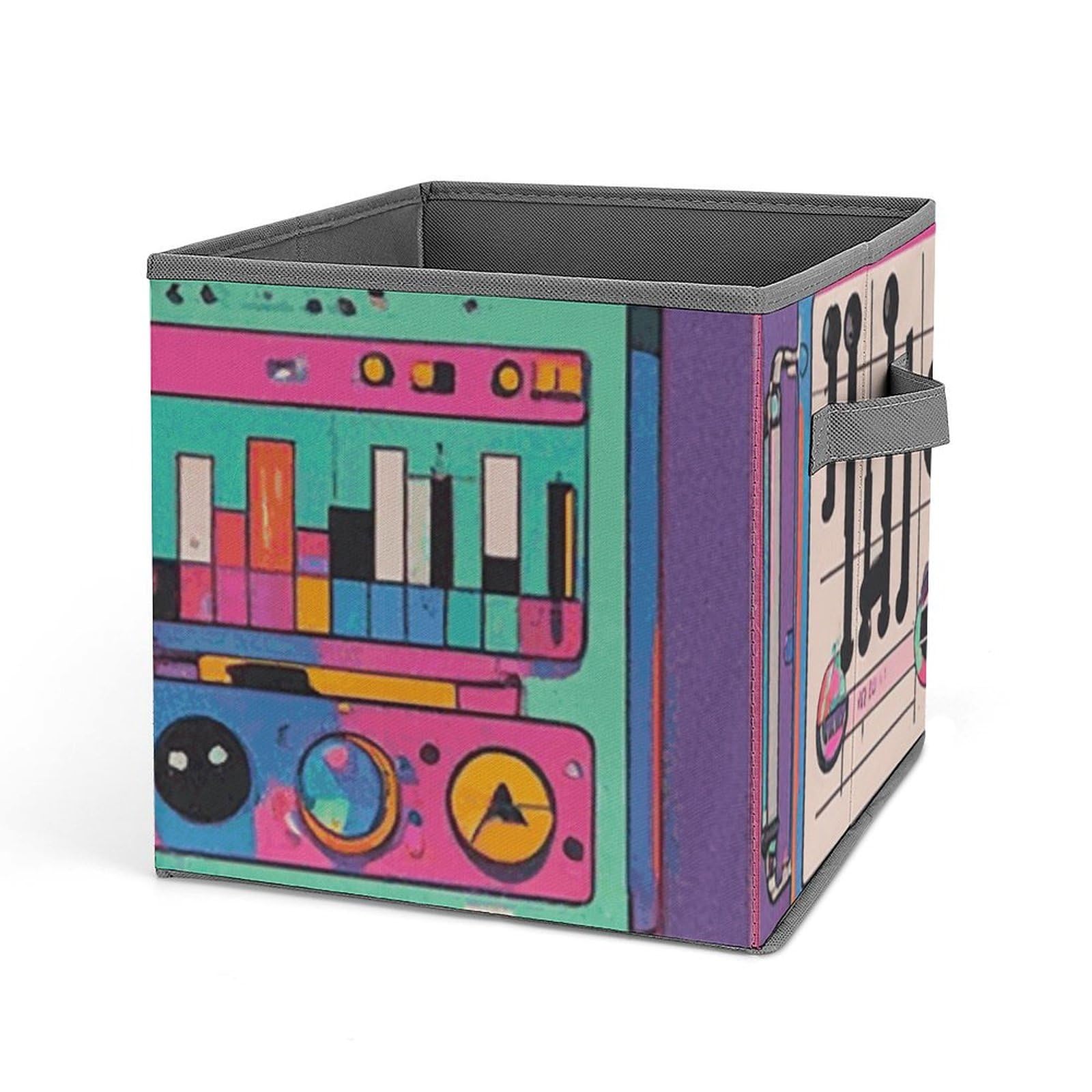 Boîtes de rangement musique pliables pour organiser un studio de guitare