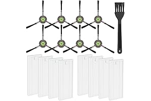 16 Pack, Filter and Brush Replacement Parts Compatible with Lefant M210 Robot Vacuum Cleaner