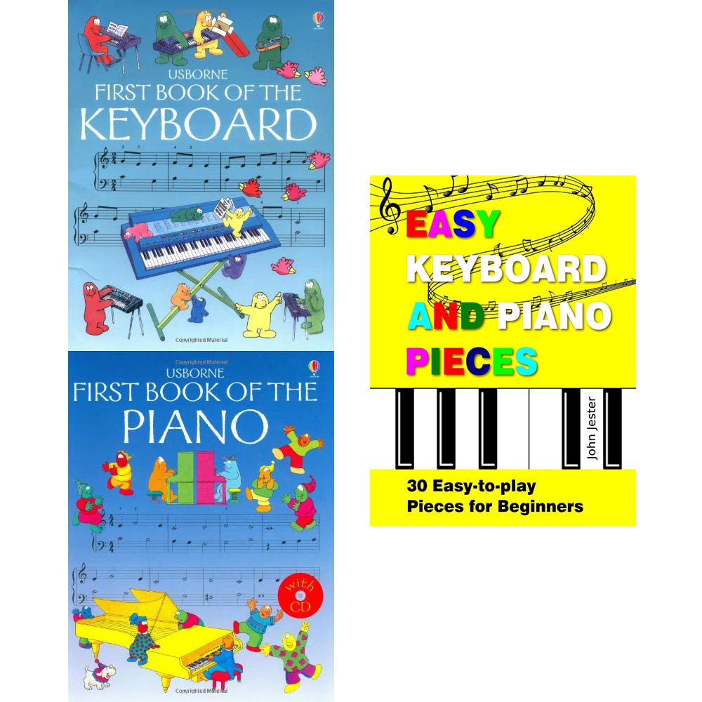 First book of the keyboard, piano book and cd, easy keyboard and piano