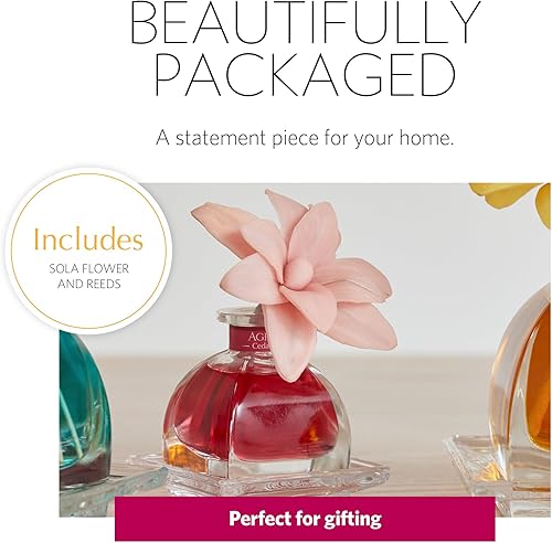 Miniatura 2 de Agraria PetiteEssence - Juego de difusor de flores y varillas hecho a mano, fragancia botánica para el hogar, difusor de aceite perfumado, para