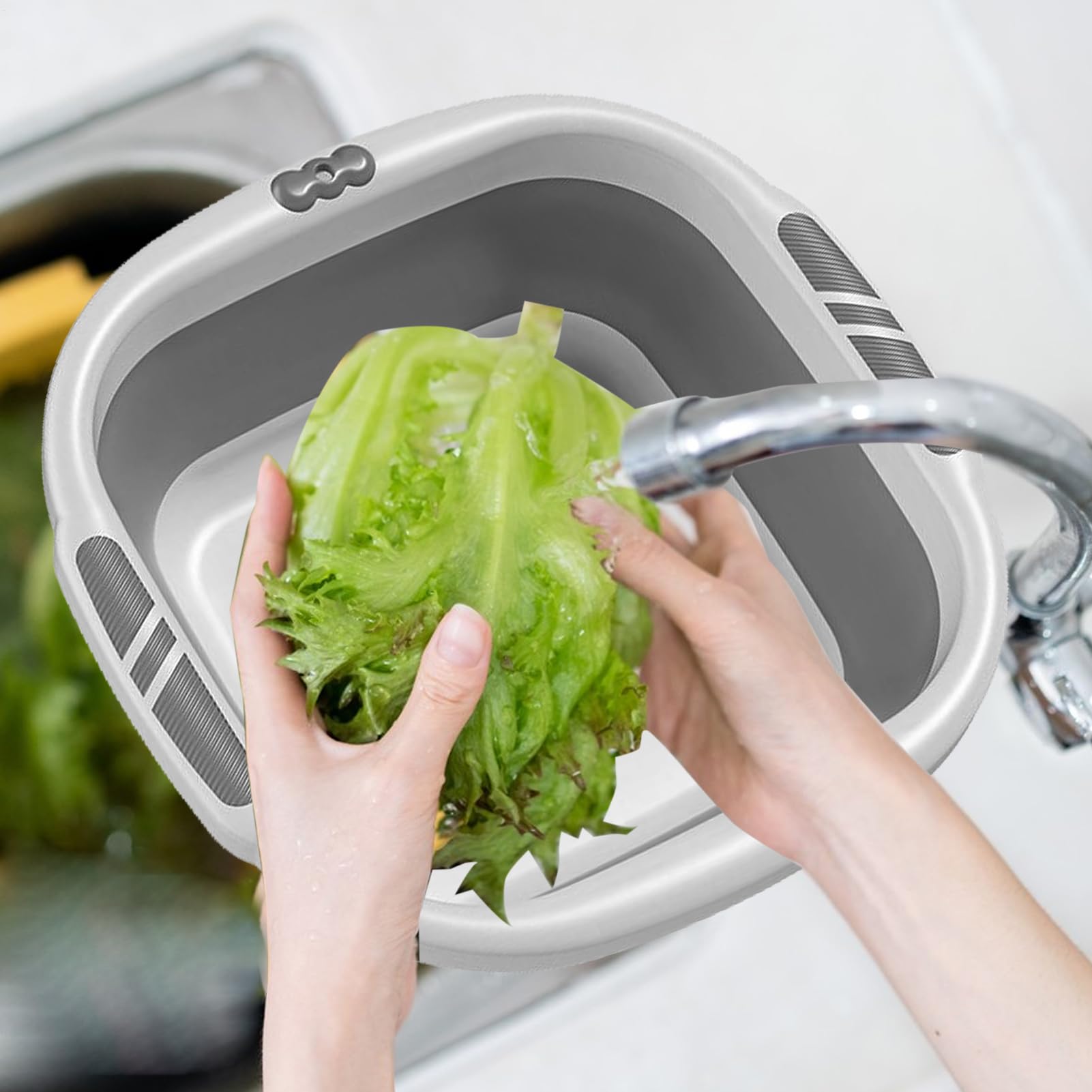 Bassin Pliable Cuve Économisant l'Espace