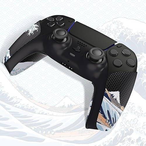 Miniatura 8 de eXtremeRate PlayVital - Agarre de control antideslizante que absorbe el sudor para controlador PS5, almohadillas de goma suave con textura