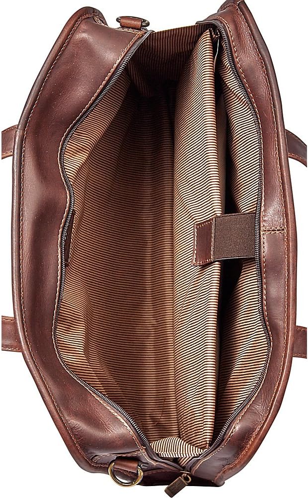 Claire Chase Legendary Professional Briefcase, Dark Brown, One Size