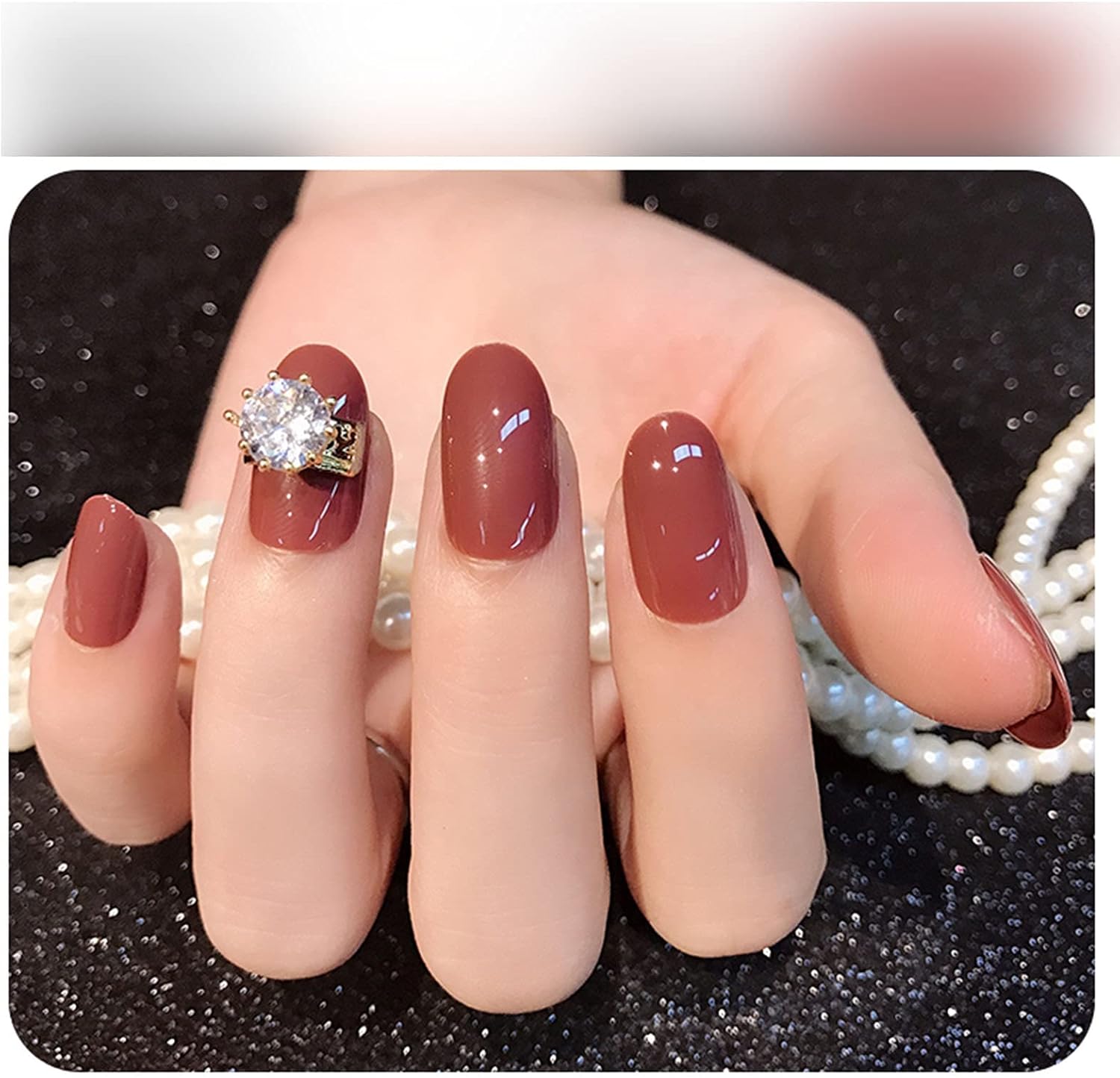 DFGJ Wearing Hand and Toe Nails, Nail Patch Nail Art Set, A Full Set of Accessories Stickers,Creative Stickers, Environmentally Friendly Materials Can Be Given As Gift Graduation Gift (Color : 10): Home & Kitchen
