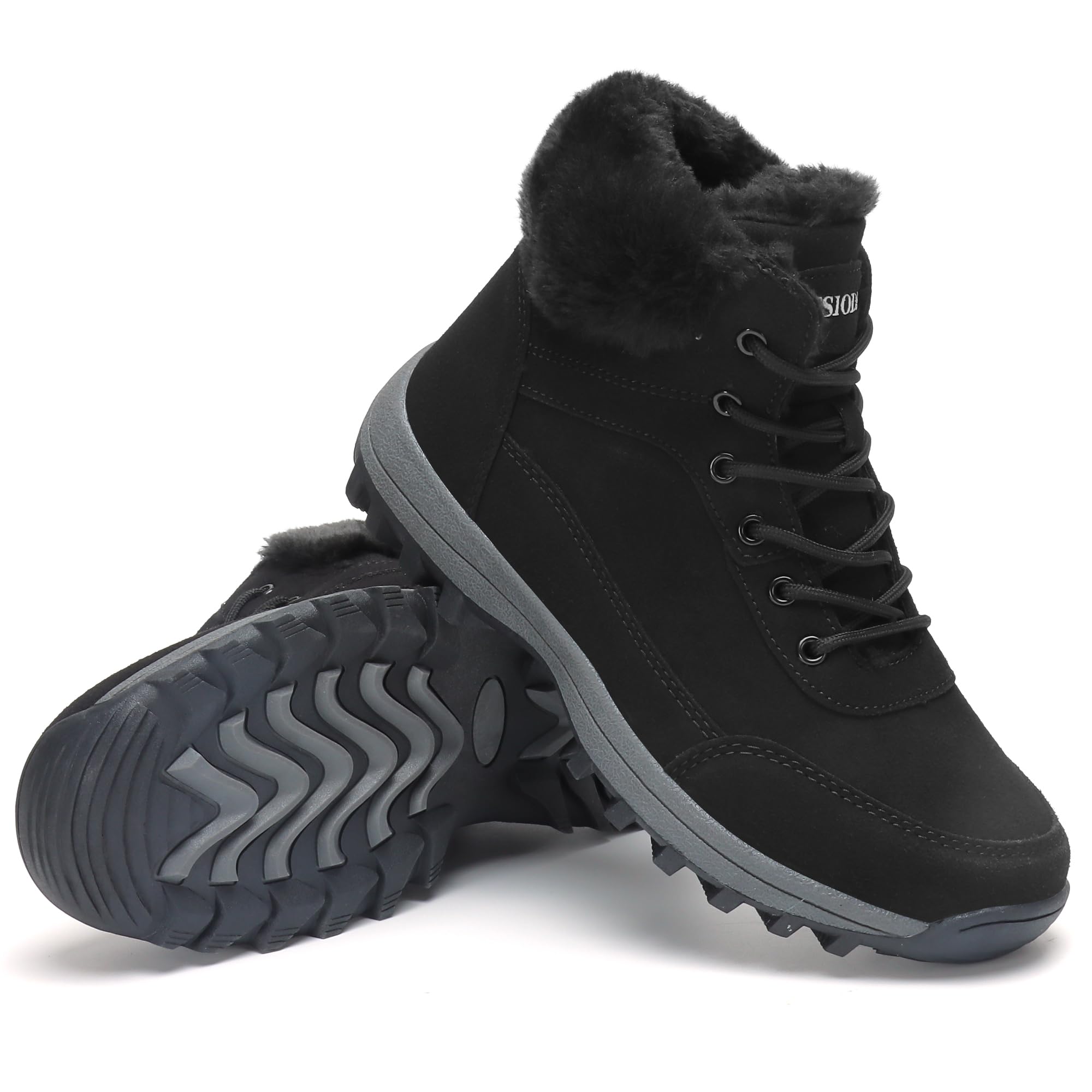 TSIODFO Women Snow Boots Fur Cold Shoes