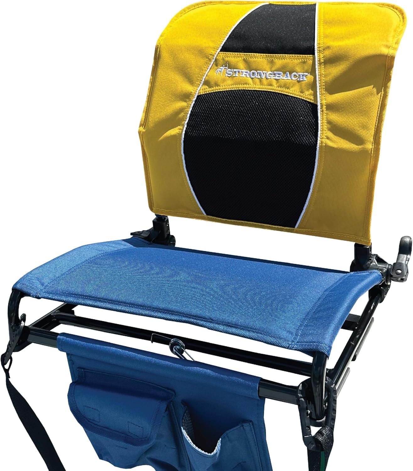 STRONGBACK Lumbar Support Stadium Seat for Bleachers – Ergonomic Chair with Back Support for Adults & All-Day Comfort
