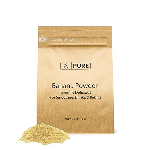 Pure Original Ingredients Banana Powder (4 oz) Smoothies & Shakes, Pancakes & Desserts, Always Pure