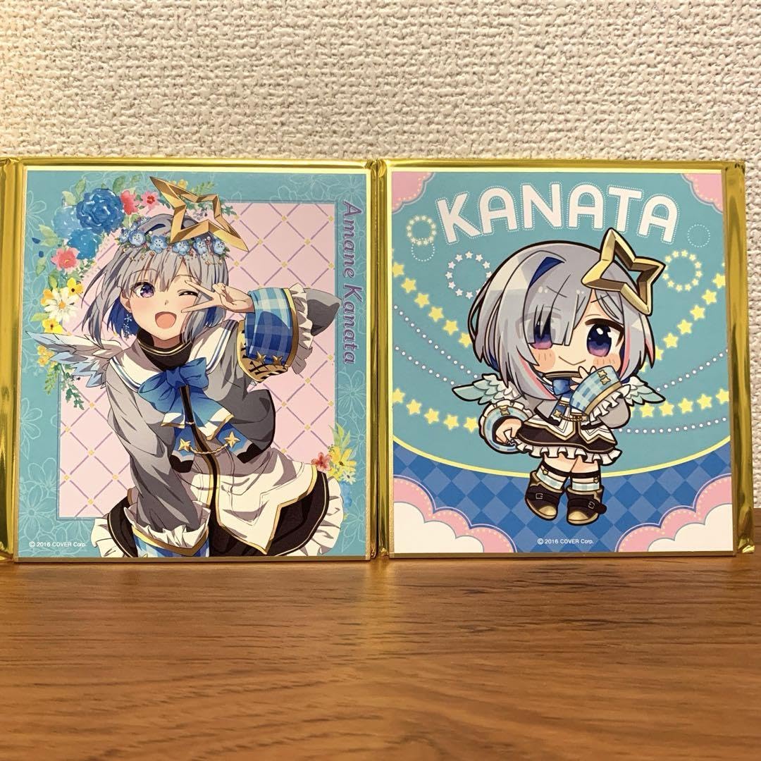 ホロライブ　天音かなた　等身イラスト　ジョイポリス　トレーディング　ミニ色紙 天音かなた JOYPOLIS ミニキャラ ミニ色紙 ホロライブ 色紙 - メルカリ