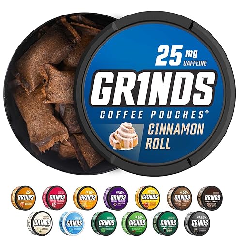 Miniatura 83 de Bolsas de café Grinds 3 latas de vainilla Sin tabaco, sin nicotina alternativa saludable 18 bolsas por lata