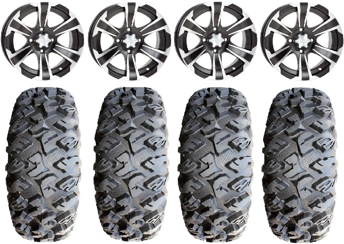 Bundle 9 Items ITP SS312 14" Wheels Black 30" EFX