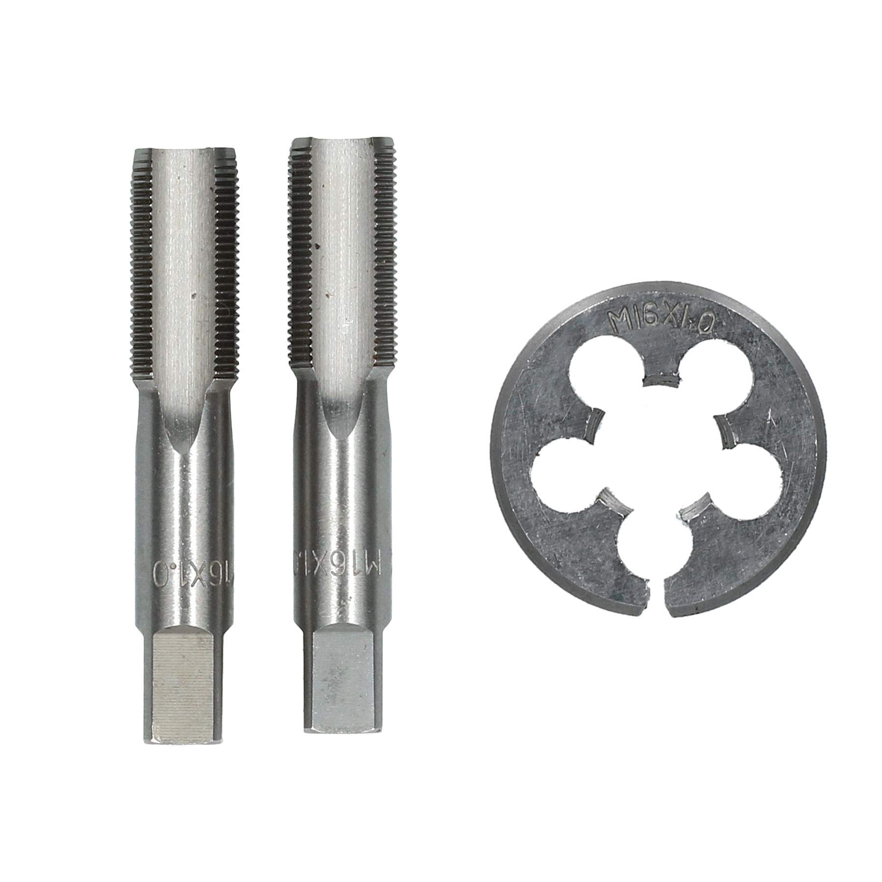 Terrajas M16 x 1mm tungsteno para restaurar roscas de motos TD039