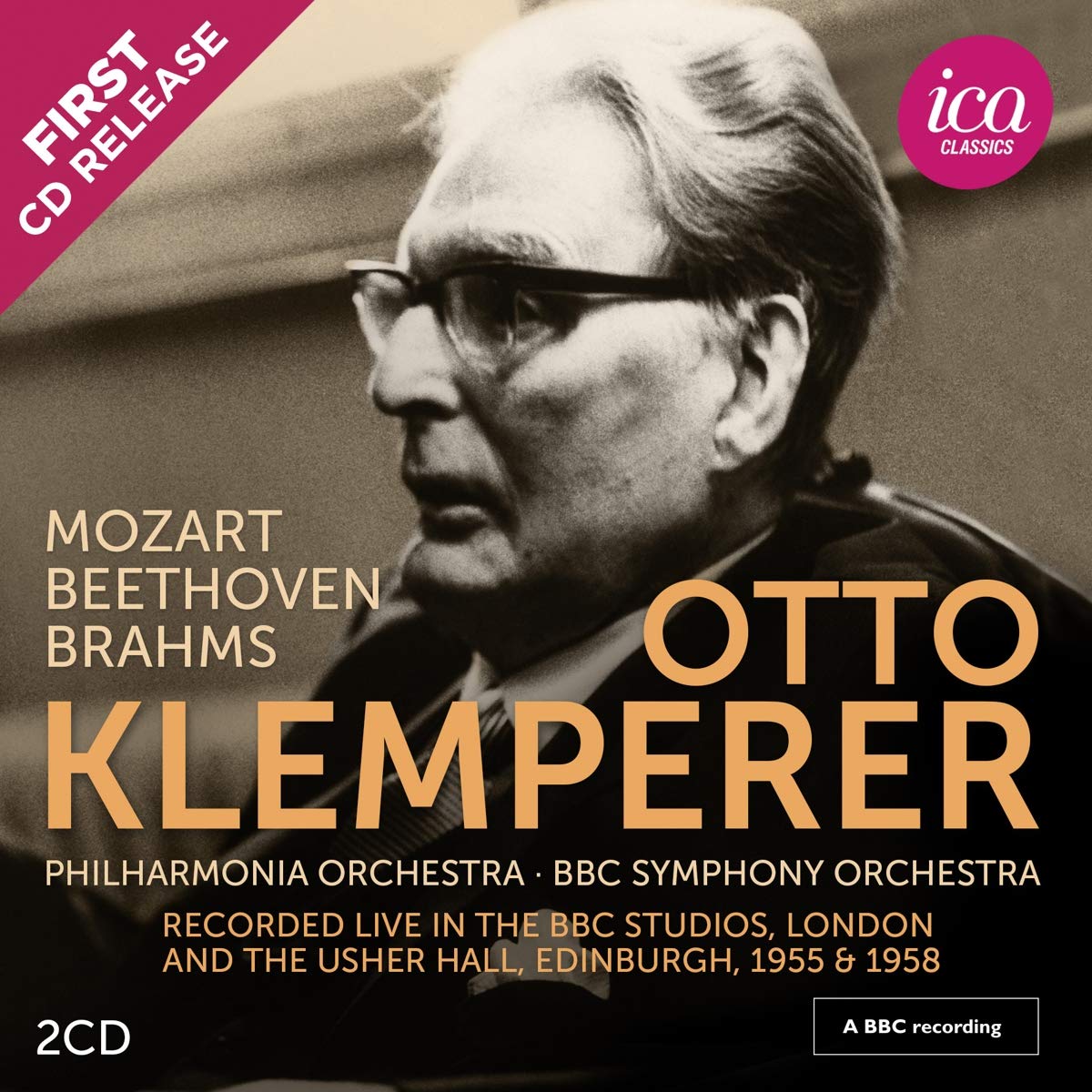 MOZART, BEETHOVEN & BRAHMS: WORKS FOR ORCHESTRA (LIVE)