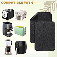 Vista 7 de Heat Resistant Mat Countertop Air Fryer Kitchen Appliance Slider Mats,5PCS 17 x 12 In Thickened Kitchen Countertop Heat Protector Mat Compatible for