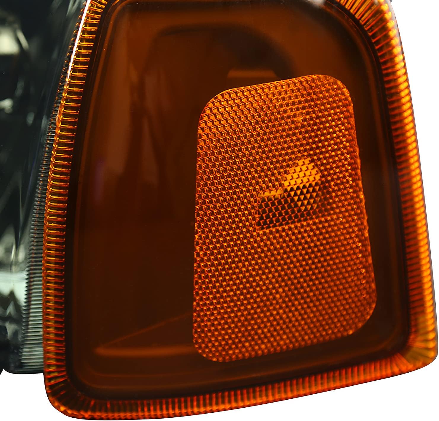 SPEC-D TUNING Smoke Lens Headlights + Amber Corner Lights Compatible with 2001-2011 Ford Ranger L+R Pair Head Light Lamp Assembly