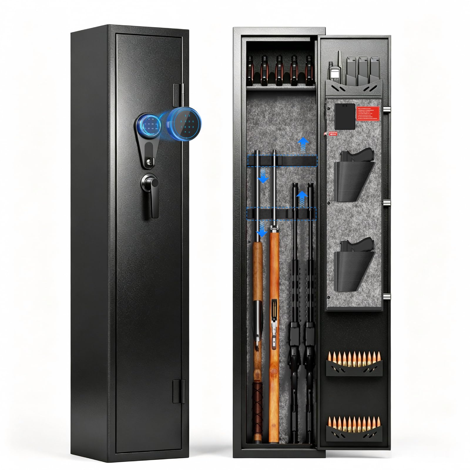 KAER Long Gun Safe for Rifles and Pistols with Electronic Lock Assembled