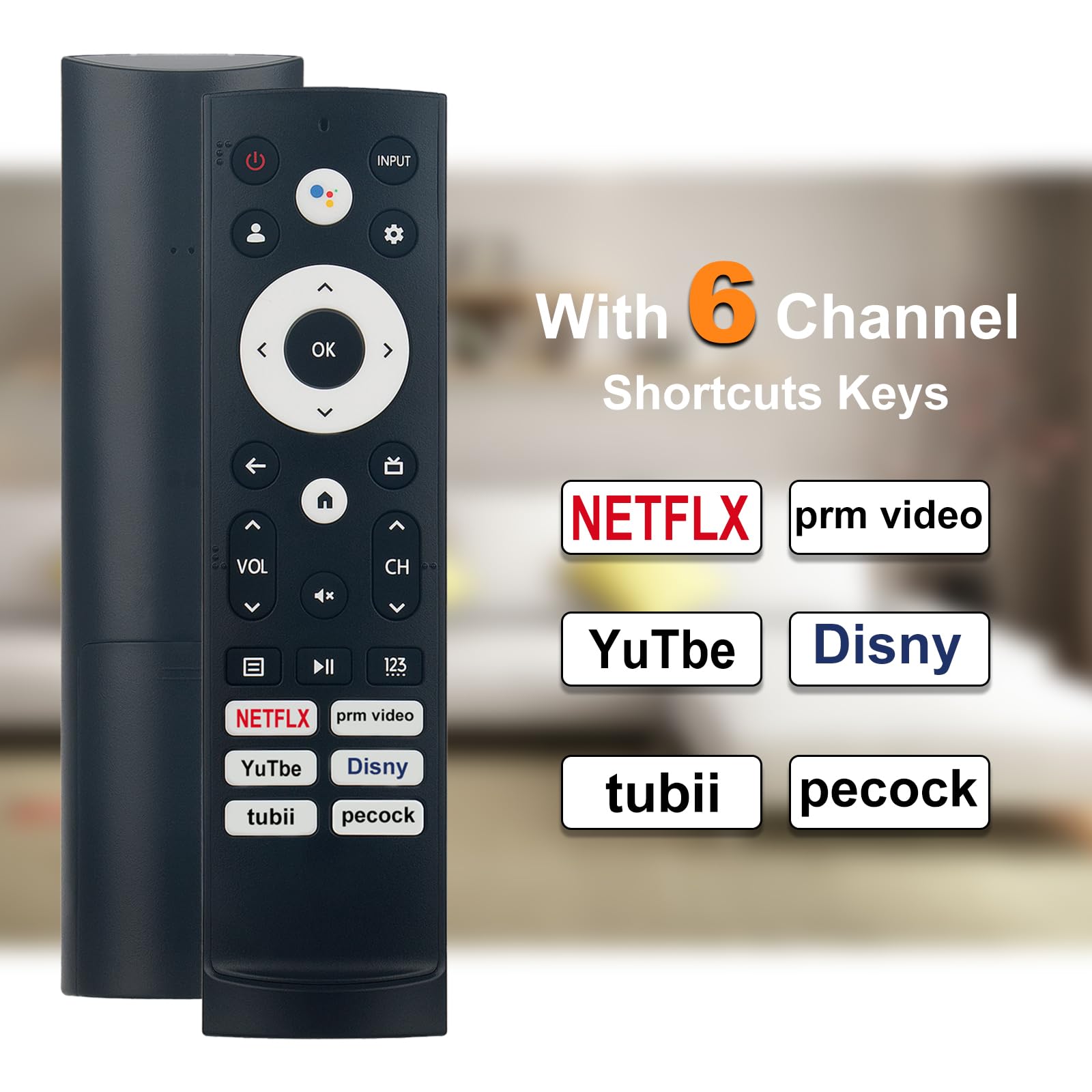 Telecomando sostutivo ERF3N90H per Hisense Smart TV 55U7G 65U7G 75U7G 55U8H No Voice  44