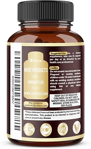 Miniatura 19 de Zolotus Premium Tribulus Terrestris Cápsulas – Combinadas con Ashwagandha, Panax Ginseng y Maca – 90 unidades durante 3 meses