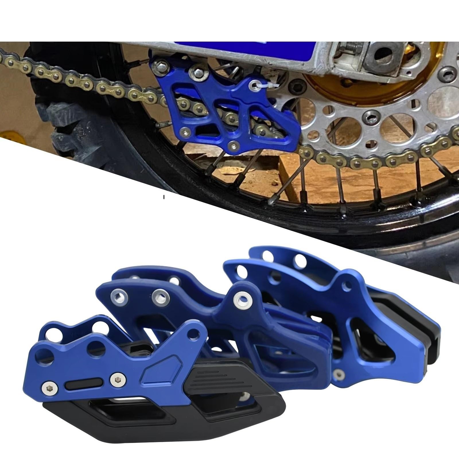 Catena Guida Guard Compatibile Con Yamaha Per WR250F Per WR450F 2007-2021 Per YZ250 2008-2021 Protezione Catena Guida Moto