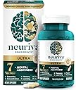 NEURIVA Ultra Decaffeinated Clinically Tested Nootropic Brain Supplement for Mental Alertness, Memory, Focus & Concentration, Cognivive, Neurofactor, Phosphatidylserine, Vitamins B6 B12, 60 Capsules