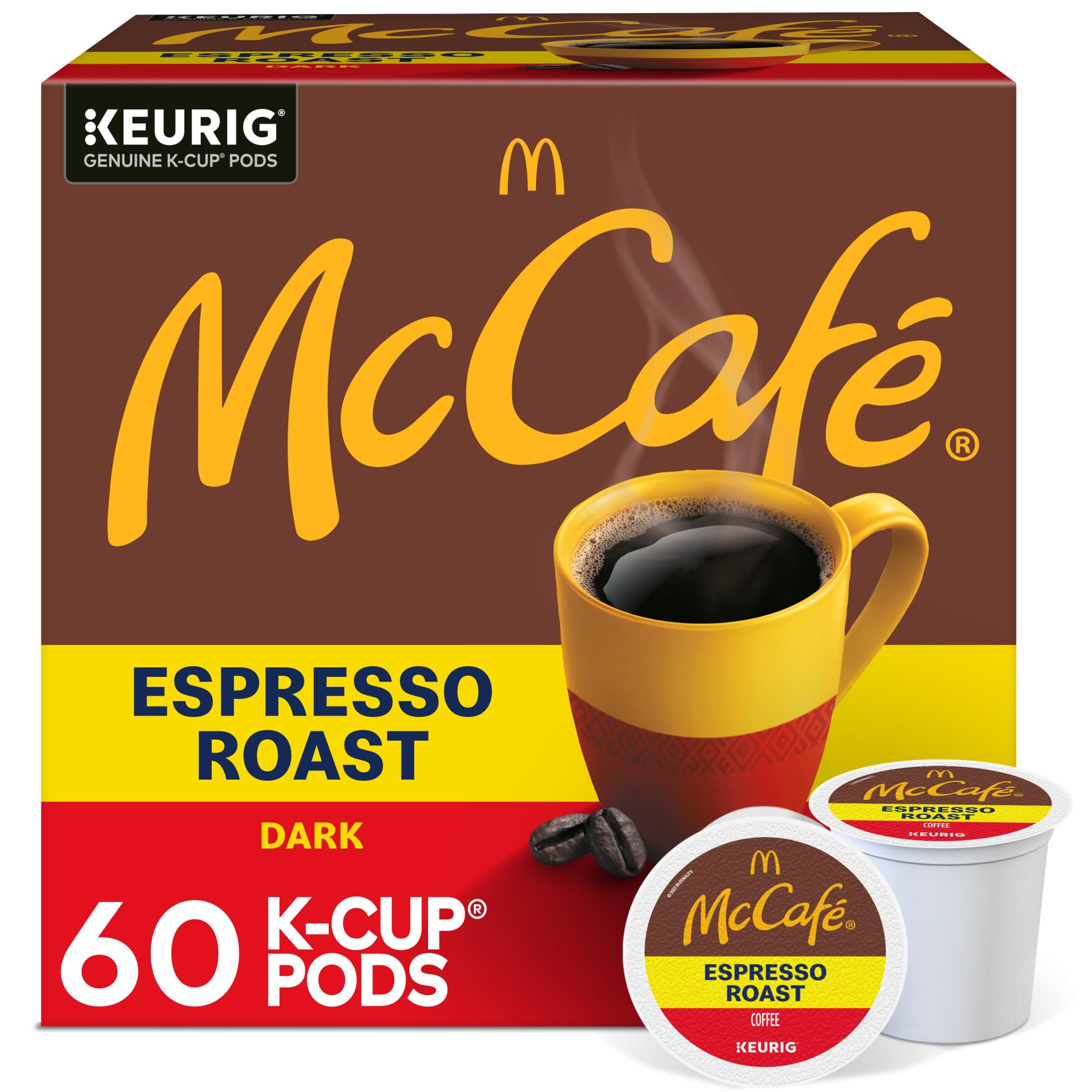 Amazon.com: McCafe Espresso Roast Coffee, Keurig Single-Serve K