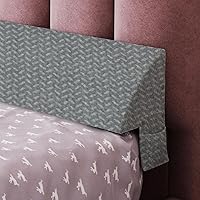Vista 16 de Johnear - Almohada grande de cuña para cabecera de lectura, para sentarse en la cama para adultos, cojín triangular de terciopelo para respaldo