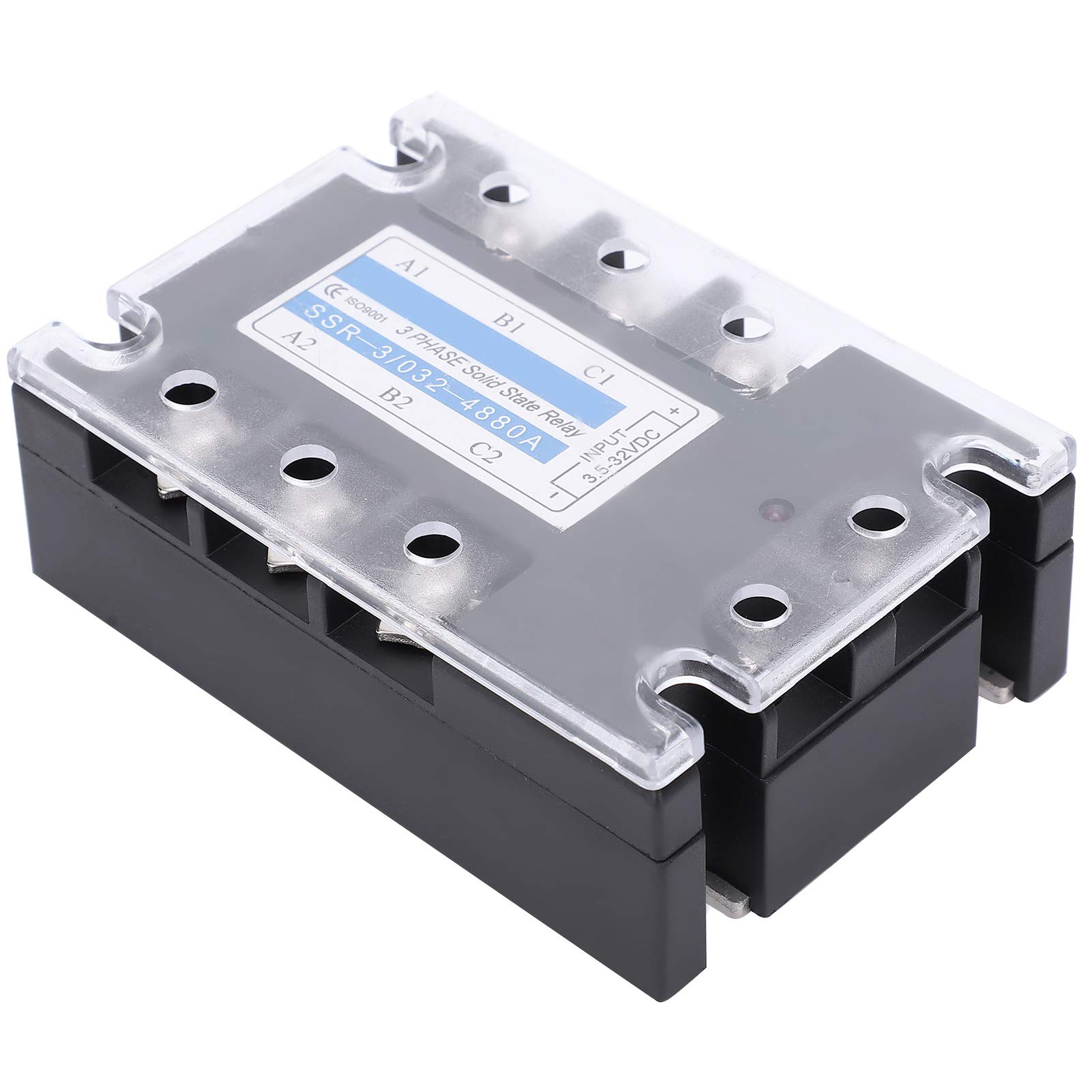SSR-3/032-4880A Controllor SSR trifásico, relé de estado sólido Equipo industrial DC-AC 480V para máquinas herramienta CNC/maquinaria de embalaje/equipo petroquímico, etc.