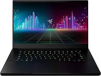 Razer Blade 15 Gaming Laptop i7-10750H NVIDIA GeForce GTX 1660 Ti 15.6" FHD 1080p 120Hz 16GB RAM 256GB SSD CNC Aluminum Chroma RGB Lighting Thunderbolt 3 Black (Renewed)