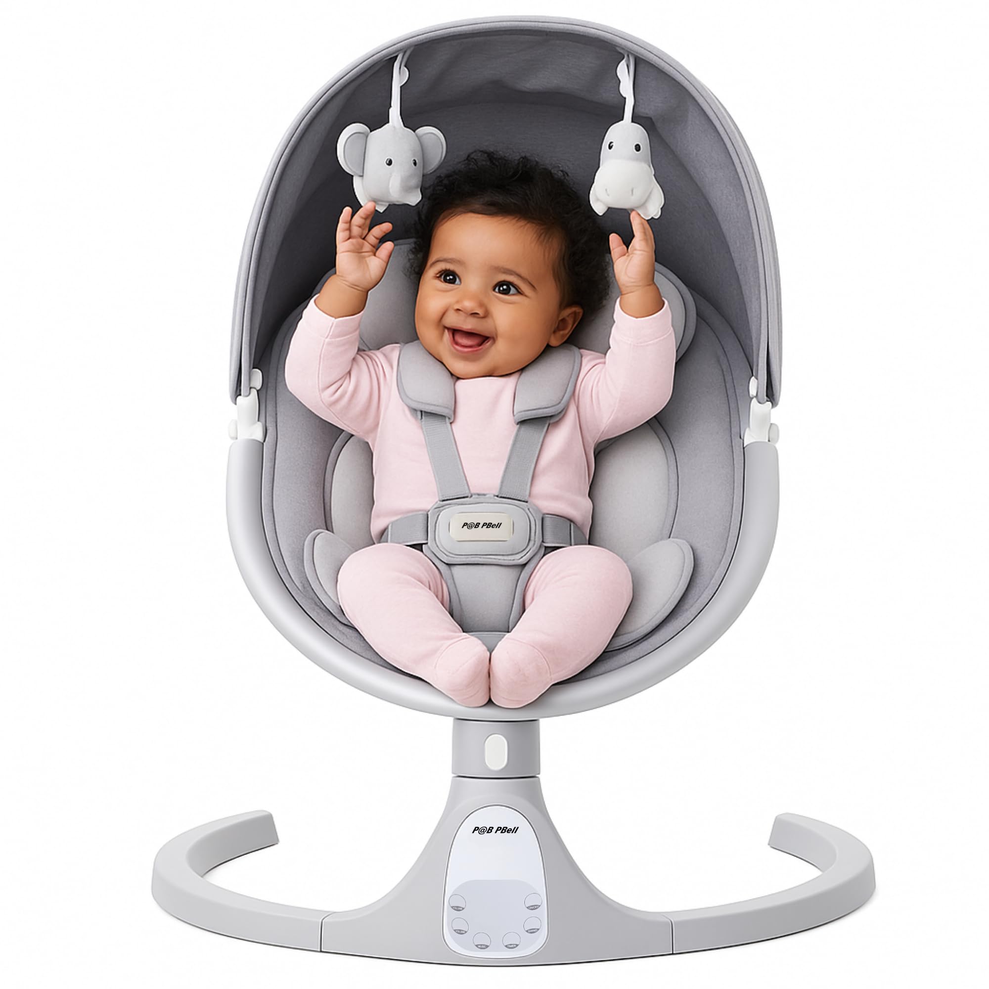 Baby Swings for Infants, Infant Swing, 3 Seat Positions, 5 Point