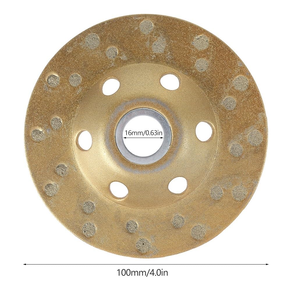 Diamentowe brzeszczoty do pił, Tarcza szlifierska garnkowa, 4 cale/100 mm, diamentowa tarcza do kamienia granitowego szlifierki kątowej, 1 szt