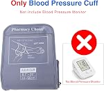 3XL Blood Pressure Cuff, Adult Cuff, Fits Most Monitors, ARM Blood Pressure Replacement Cuff with 8 Connectors (3XL)