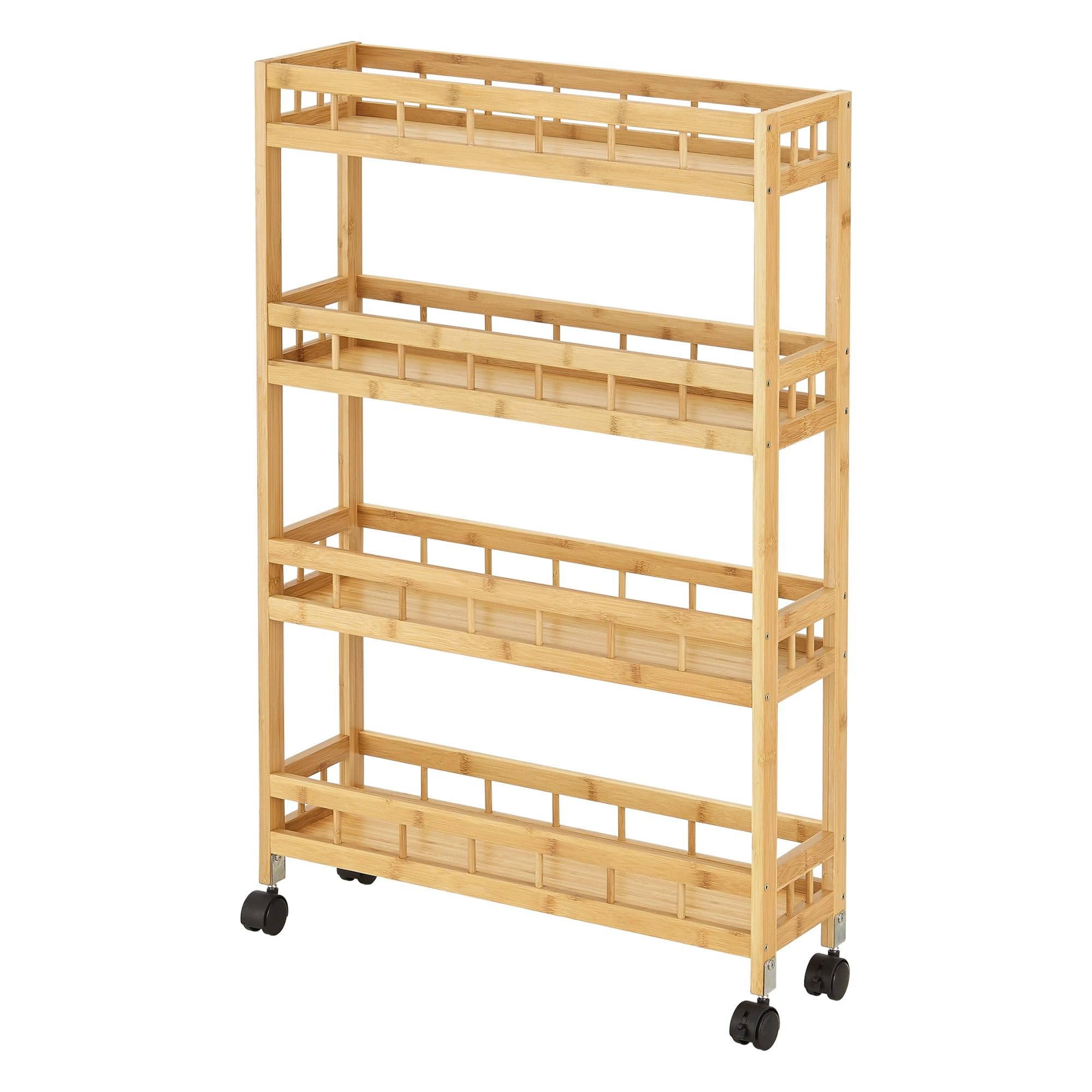 Helloshop26 03_0006795 - Carro de almacenamiento (4 niveles, 96 x 60 x 18 cm)