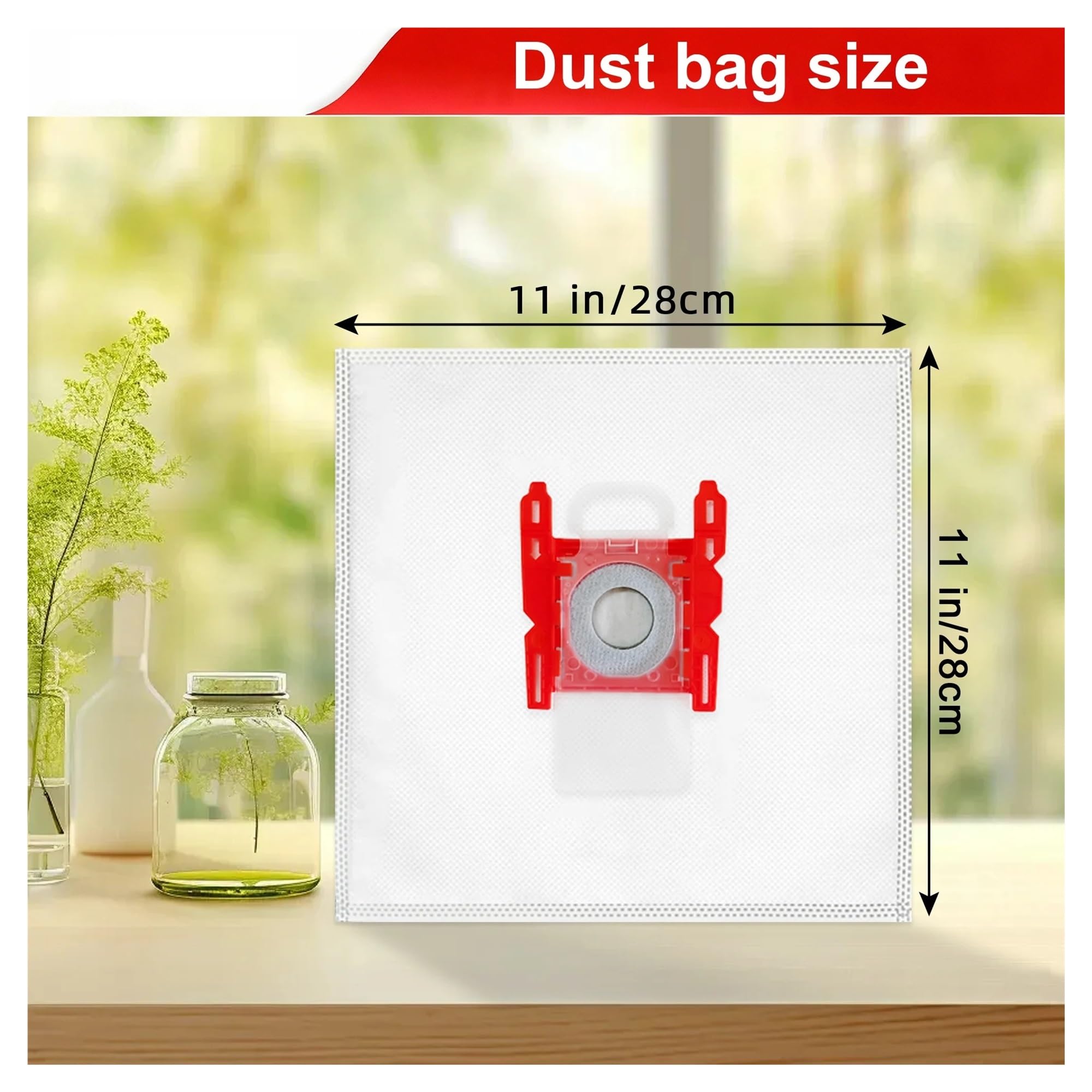 BBZ41FGALL - Bolsa de polvo para aspiradora, compatible con todas las aspiradoras Bosch, tipo G, bolsas de repuesto para polvo (10 unidades)