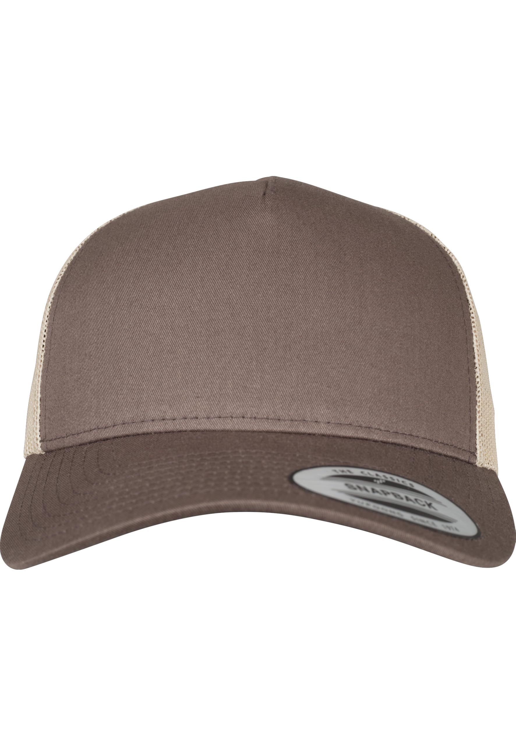 Flexfit 5-Panel Retro Trucker 2-Tone Cap Kape, BRN/Khaki, one Size