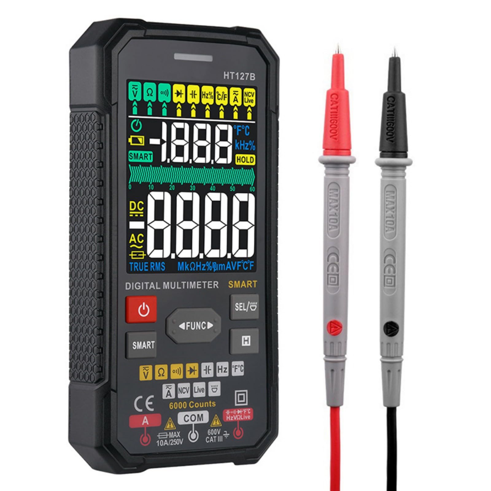 Miniatur Digitalmultimeter für elektrische Tests Bildungswesen und bei der Wartung vor Ort Verschiedene elektrische Messungen Kapazitätswiderstandsmessgerät