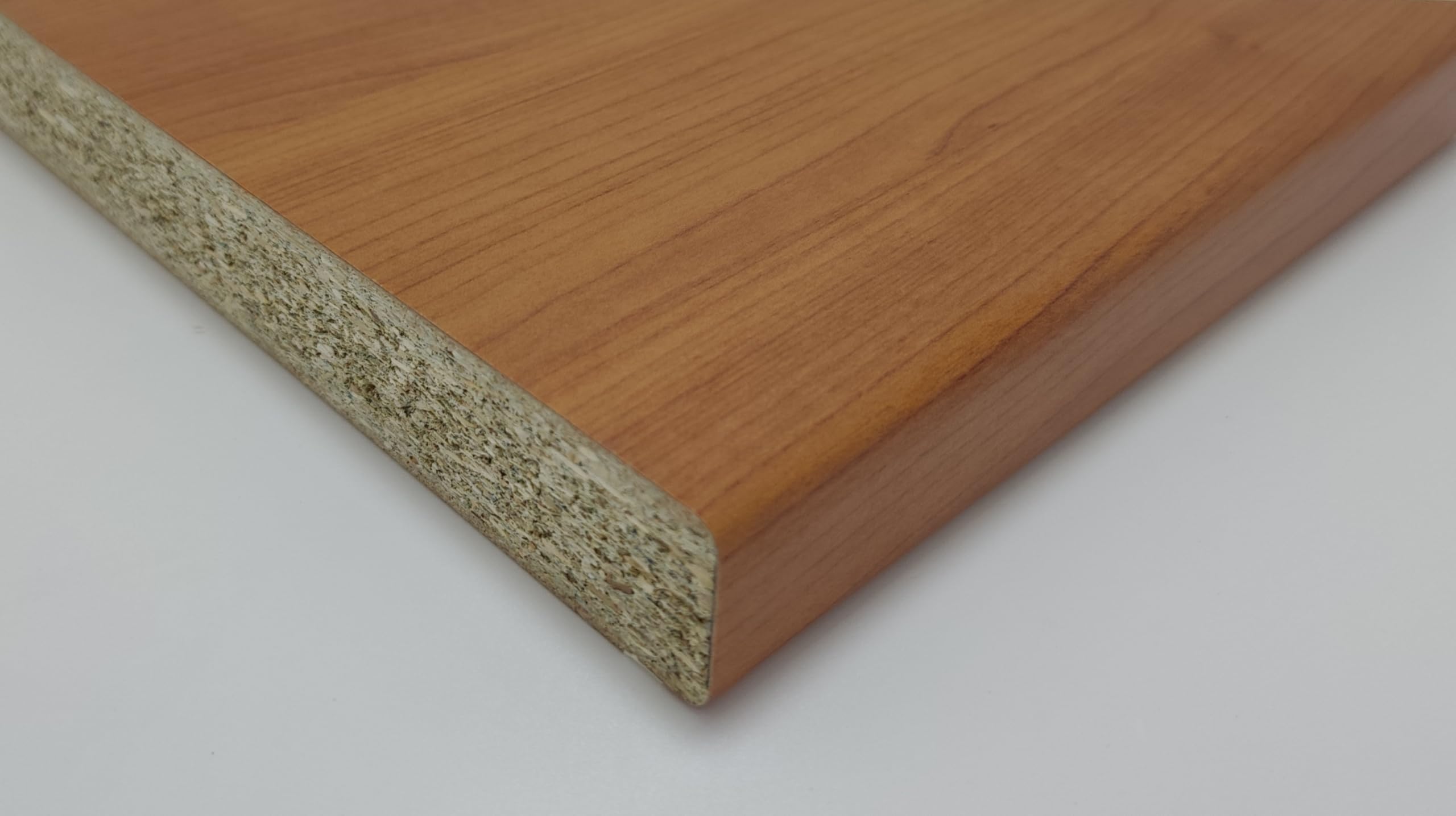 Top Cucina Ciliegio 38 mm in Laminato HPL – Piano Lavoro Cucina Idrorepellente Profondità 60 cm, Resistente a Graffi Calore Acqua e Vapore – Varie Misure (cm 120 x 60)