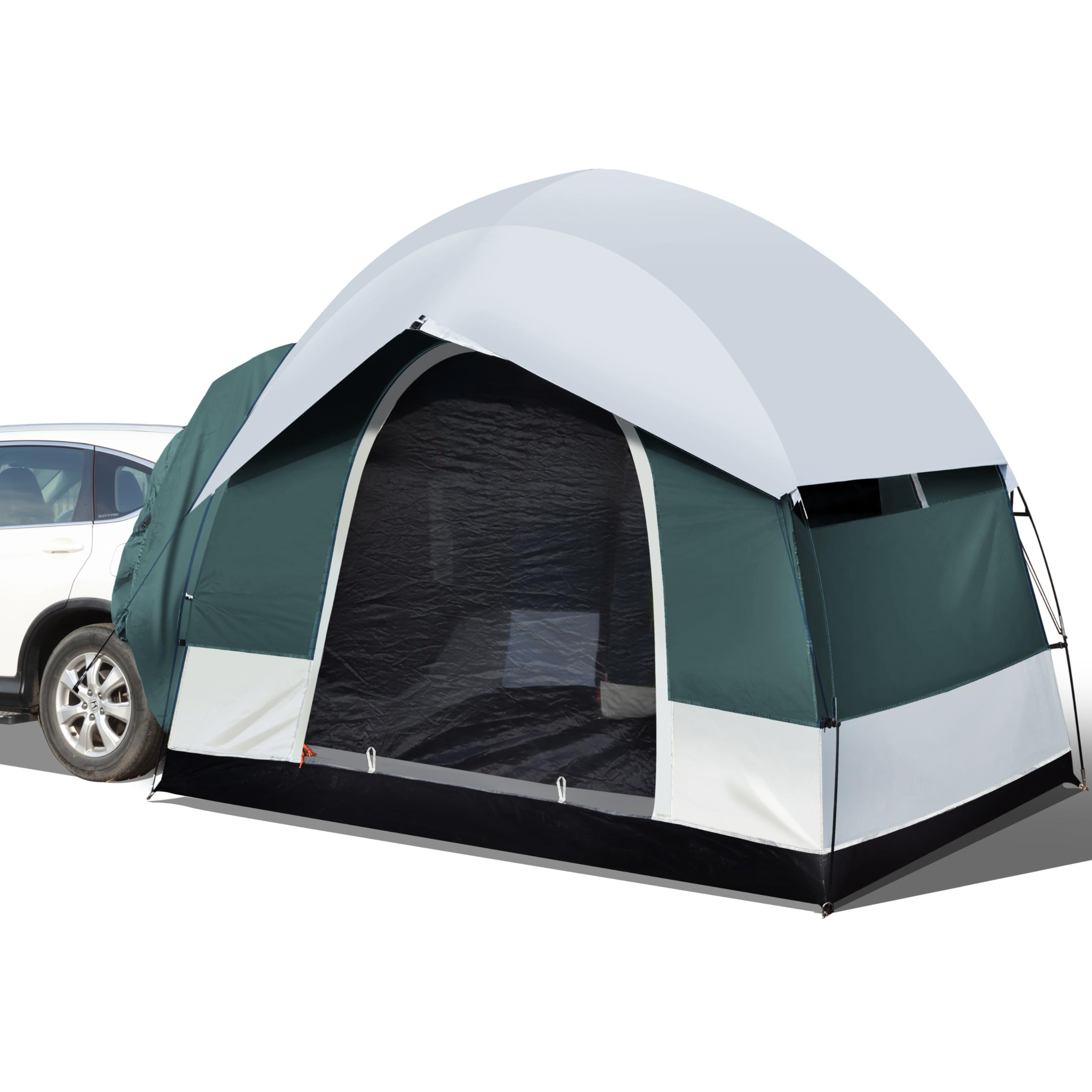 SUV Tent for Camping, 6 Person Car Camping Tents, SUV Tailgate Tent for Outdoor, Easy Set Up Tents with Rainfly 8' L x 8' W x 7.2' H